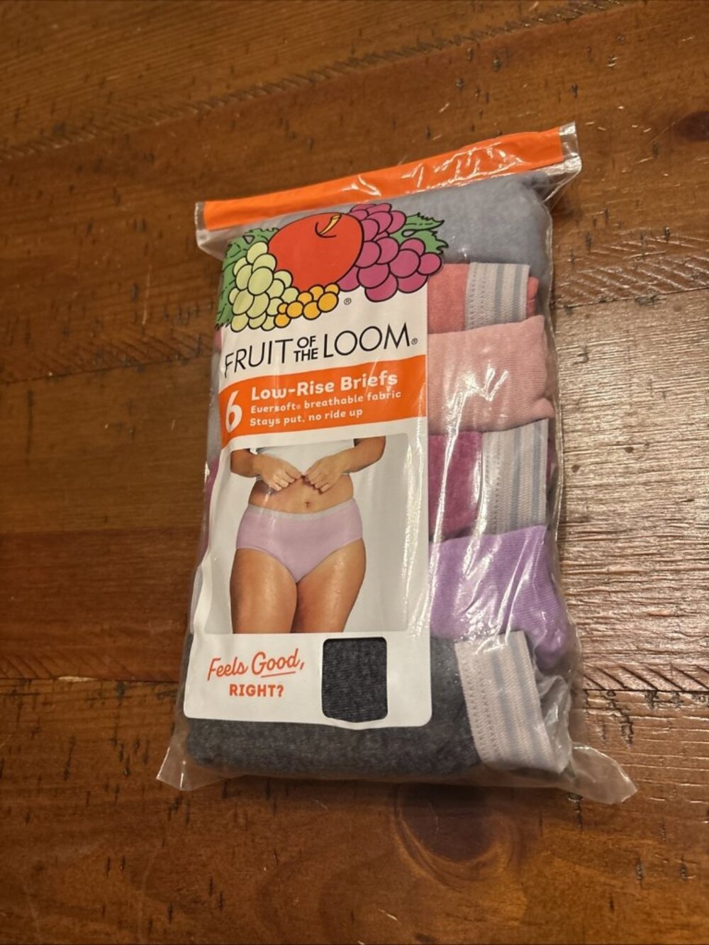 Fruit of the Loom 6 Low Rise Women’s Briefs Size XL 8 – New/Sealed NOS